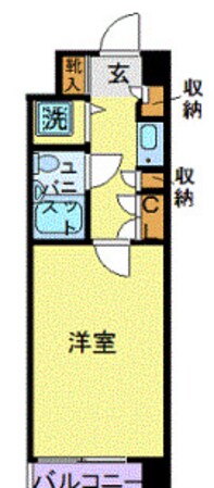 新丸子駅 徒歩5分 3階の物件間取画像